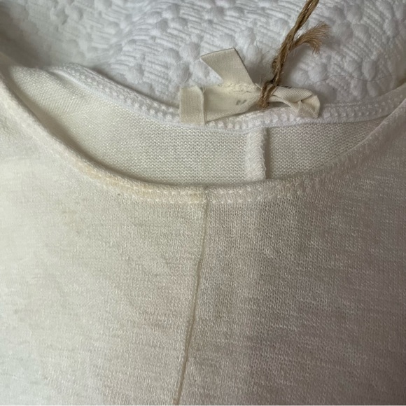 SOLD Aritzia wilfred free white flowy dress jersey swing summer boho bohemian - Picture 6 of 6